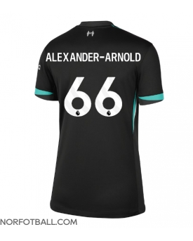 Billige Fotballdrakt Liverpool Alexander-Arnold #66 Replika Bortedrakt Dame 2024-25 Kortermet